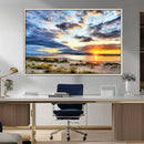 Sunset On The Ocean Wall Art Canvas Print by MyGreatCanvas | Canvas Wall Art Prints | Photo Prints & Wall Decor