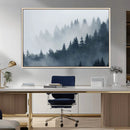 Foggy Pine Forest Wall Art Canvas Print by MyGreatCanvas | Canvas Wall Art Prints | Photo Prints & Wall Decor