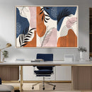 Boho Wall Art Canvas Print Set Mid-Century Prints Bohemian