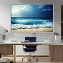 Majestic Ocean Wave Wall Art Canvas | 3 Panel Large Seascape