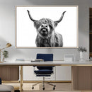 Fanny Scottish Highland Cow Cattle Art Print Farmhouse Wall by MyGreatCanvas | Canvas Wall Art Prints | Photo Prints & Wall Decor
