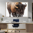 Bison Wall Art Canvas Print For Farmhouse, Wild Animal Wall by MyGreatCanvas | Canvas Wall Art Prints | Photo Prints & Wall Decor