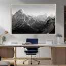 Everest Himalaya Mountain Peaks Black & White Triptych