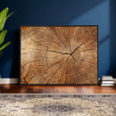 Tree Ring Canvas Art, Rustic Wood Grain Wall Art, Tree Slice by MyGreatCanvas | Canvas Wall Art Prints | Photo Prints & Wall Decor