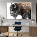American Bison Wall Art Print – Majestic Buffalo Canvas