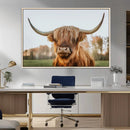 Highland Cow Animal Scottish Cattle Art Print Farmhouse Wall