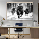 Buffalo Wall Art Canvas Print, Bison Family Wall Art Canvas by MyGreatCanvas | Canvas Wall Art Prints | Photo Prints & Wall Decor