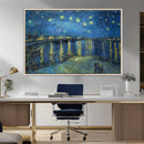 Vincent van Gogh Starry Night over the Rhone Abstract Wall