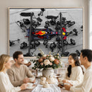 RedBull Formula 1 Canvas Wall Art Print