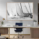 Yacht Sailboat Regatta Canvas Wall Art Canvas Print