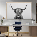 Farmhouse Longhorn Wall Art Canvas Print, Longhorn Texas by MyGreatCanvas | Canvas Wall Art Prints | Photo Prints & Wall Decor