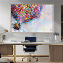 Don't Look Up Movie Canvas Wall Art - Vibrant Floating House