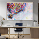 Don't Look Up Movie Canvas Wall Art - Vibrant Floating House