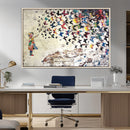 Banksy Wall Art - Banksy Girl Butterfly Graffiti Wall Art