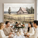 Rustic Farmhouse Barn Wall Art | 3-Panel Framed Gallery Wrap