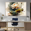 Lotus Flower Watercolor Canvas Print – A Symbol of Serenity by MyGreatCanvas | Canvas Wall Art Prints | Photo Prints & Wall Decor