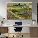Vincent van Gogh Garden at Arles Wall Art Canvas Print
