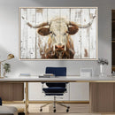 Rustic Longhorn Bull Wall Art Canvas Set – Western-Inspired by MyGreatCanvas | Canvas Wall Art Prints | Photo Prints & Wall Decor