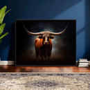 Abstract Texas Longhorn Wall Art Print | 3-Panel Large Texas by MyGreatCanvas | Canvas Wall Art Prints | Photo Prints & Wall Decor