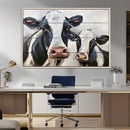 Vintage Baby and Mom Cattle Wall Art Canvas Print by MyGreatCanvas | Canvas Wall Art Prints | Photo Prints & Wall Decor