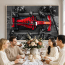 Ferrari Pit Stop Canvas Wall Art – Precision and Speed