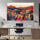 YAYOI KUSAMA Abstract Print - Landscape Canvas Wall Art