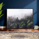 Misty Forest Canvas Wall Art – Serene Triptych Nature Print by MyGreatCanvas | Canvas Wall Art Prints | Photo Prints & Wall Decor