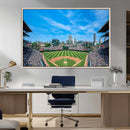Wrigley Field Chicago Cubs Panoramic Art Multi-Piece Canvas