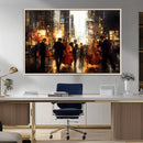 Abstract Jazz Art Wall Art Canvas Print – Colorful Musical