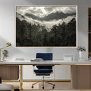 Moody Forest Wall Art – Framed Mountain Fog Canvas Artwork, by MyGreatCanvas | Canvas Wall Art Prints | Photo Prints & Wall Decor