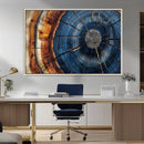 Framed Abstract Tree Ring Wall Art Print Natural Rustic Wood by MyGreatCanvas | Canvas Wall Art Prints | Photo Prints & Wall Decor