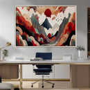 Abstract Mountain Wall Art Canvas Print – Vibrant Stylized by MyGreatCanvas | Canvas Wall Art Prints | Photo Prints & Wall Decor