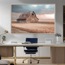Rustic Barn Wall Art Canvas Print – Framed Wheat Field Scene by MyGreatCanvas | Canvas Wall Art Prints | Photo Prints & Wall Decor