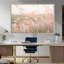Pastel Grasses Wall Art Canvas Print – Framed Soft Meadow