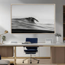 Black Wave Wall Art Canvas Print – Framed Abstract Surf by MyGreatCanvas | Canvas Wall Art Prints | Photo Prints & Wall Decor