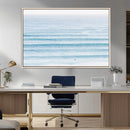 Ocean Wave Surfer Wall Art – Framed Minimal Seascape Canvas by MyGreatCanvas | Canvas Wall Art Prints | Photo Prints & Wall Decor