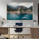 Amalfi Coast Wall Art – Framed Italian Seaside Canvas by MyGreatCanvas | Canvas Wall Art Prints | Photo Prints & Wall Decor