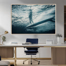 Underwater Surf Wall Art – Framed Ocean Wave Canvas Artwork, by MyGreatCanvas | Canvas Wall Art Prints | Photo Prints & Wall Decor