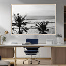 Tropical Coastline Wall Art Canvas Print – Framed Palm Trees by MyGreatCanvas | Canvas Wall Art Prints | Photo Prints & Wall Decor
