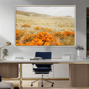 Golden Wildflowers Wall Art Canvas Print – Framed Hills by MyGreatCanvas | Canvas Wall Art Prints | Photo Prints & Wall Decor