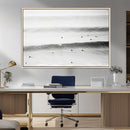Black White Ocean Wall Art Canvas Print – Framed Coastal by MyGreatCanvas | Canvas Wall Art Prints | Photo Prints & Wall Decor