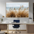 Beach Grass Wall Art – Framed Coastal Dunes Canvas Artwork, by MyGreatCanvas | Canvas Wall Art Prints | Photo Prints & Wall Decor