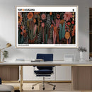 Modern Japanese Wall Art Canvas Print – Framed Abstract