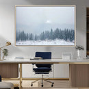 Winter Forest Wall Art Canvas Print – Framed Snowy Landscape by MyGreatCanvas | Canvas Wall Art Prints | Photo Prints & Wall Decor
