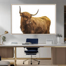Highland Cow Wall Art Canvas Print – Framed Farmhouse Rustic by MyGreatCanvas | Canvas Wall Art Prints | Photo Prints & Wall Decor