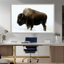 Bison Wall Art Canvas Print – Framed Western Wildlife