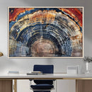 Tree Rings Wall Art Canvas Print – Framed Wood Art Picture by MyGreatCanvas | Canvas Wall Art Prints | Photo Prints & Wall Decor