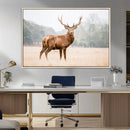 Vintage Wildlife Wall Art Canvas Print – Misty Landscape by MyGreatCanvas | Canvas Wall Art Prints | Photo Prints & Wall Decor