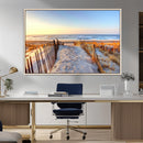 Ocean Sunset Wall Art Canvas Print – Nautical Beach
