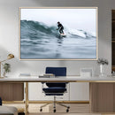 Surfer on Wave Wall Art Canvas Print – Framed Ocean by MyGreatCanvas | Canvas Wall Art Prints | Photo Prints & Wall Decor
